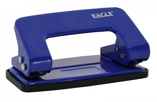 Дырокол EAGLE OPTIMA до 10 листов, металл, синий /012620