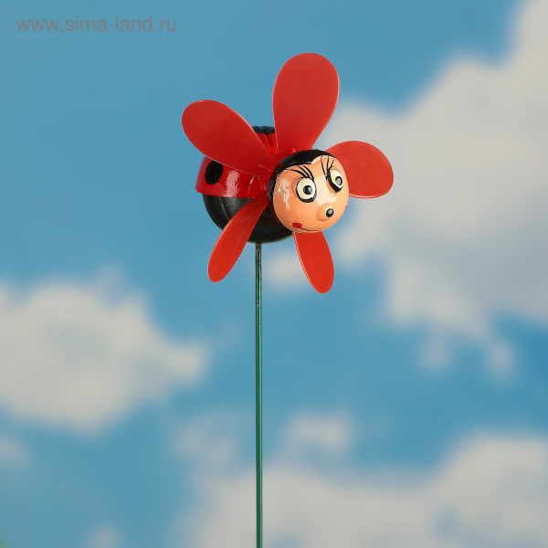 Декоративный штекер "Божья коровка" с пропеллером /1003632