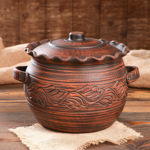 Макитра "Святкова" гончарная 4,5литра 4829517