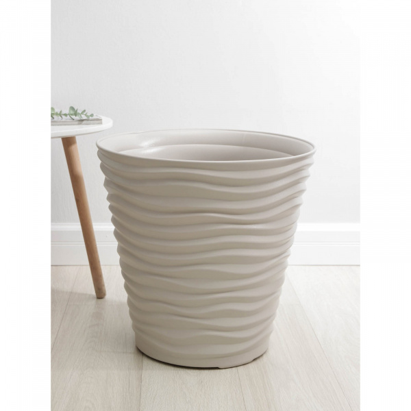 Кашпо «Дюна», 50 л, цвет кремовый /4421669