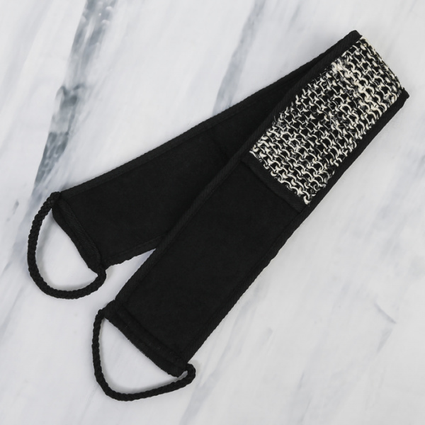 Мочалка для тела, цвет черно-белый /4433722