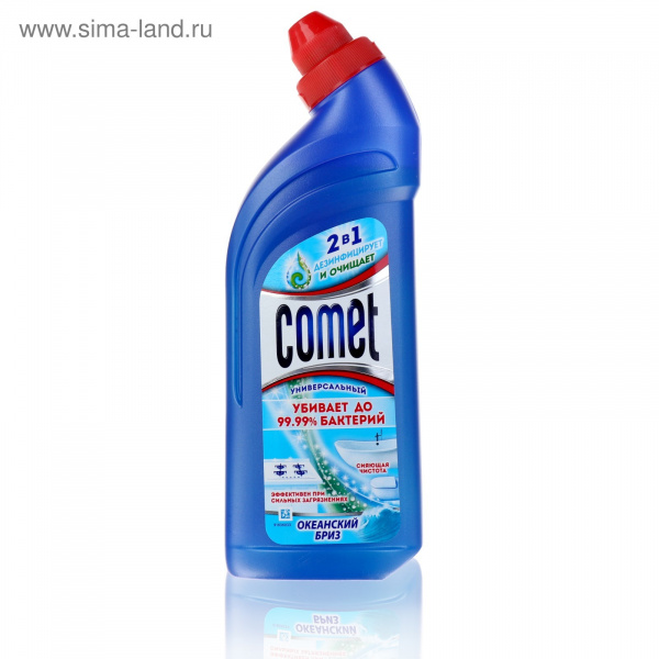 КОМЕТ чистящий гель 500мл Океанский бриз