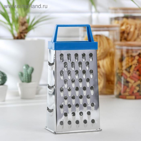 Тёрка четырёхгранная Доляна «Классика», 22 см, цвет МИКС/651889