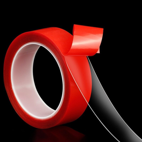 Клейкая лента TORSO, прозрачная, двусторонняя, акриловая, 20 мм x 2 м /3442544