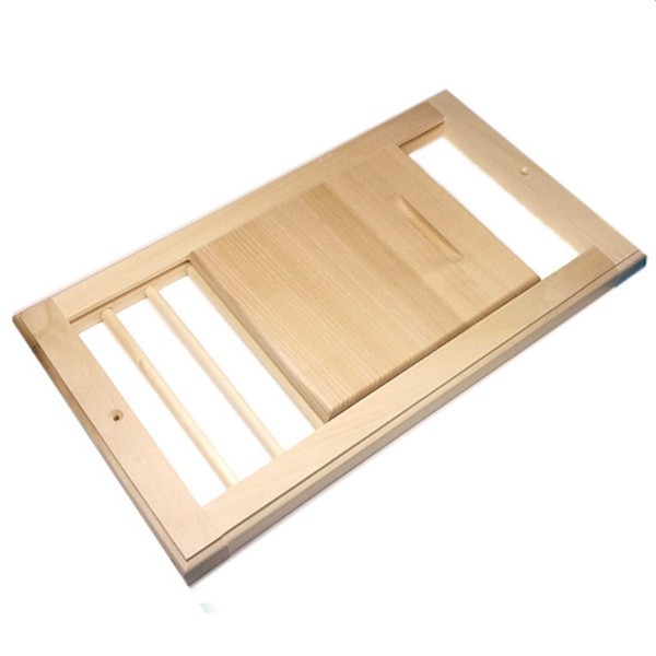 Вентиляционная решетка с задвижкой 160х330 (ольха)