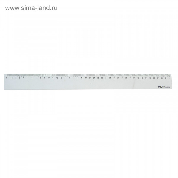 Линейка 40см прозрачная Deli 1272924