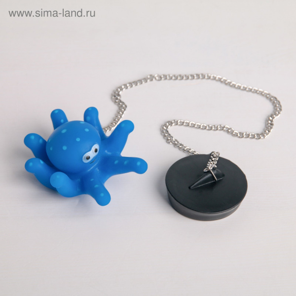 Пробка для ванны с игрушкой "Осьминог" /807555
