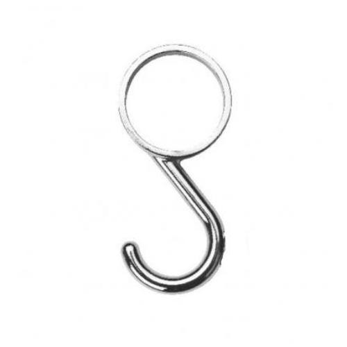 Крючок на рейлинг одинарный с кольцом К211S