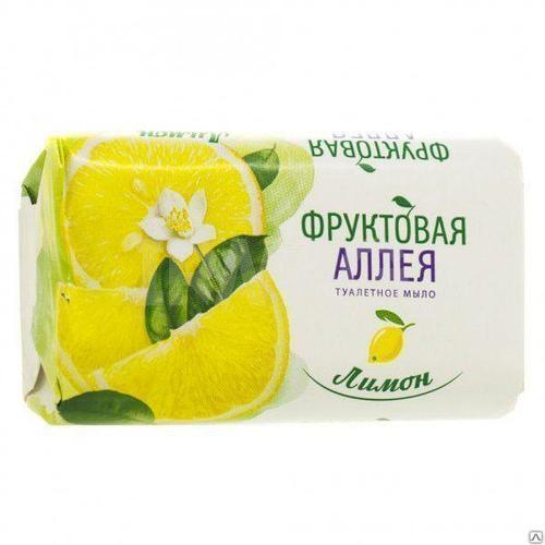 Туалетное мыло Фруктовая аллея Яблоко, 90 г /7546676