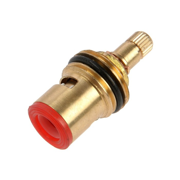 Кран-букса ZEIN, 1/2" под крест, шток 8*24 шлицов, угол поворота 180 град, латунь, керамика