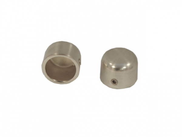 Заглушка хром D16 (уп.2шт)