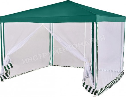 Шатер кемпинговый с противомоскитной сеткой 2500х2500х2500 мм  78362