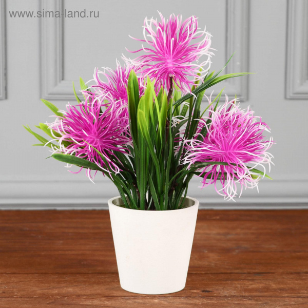 Бонсай в горшке "Осока и шарики" 9х24см микс 4453397