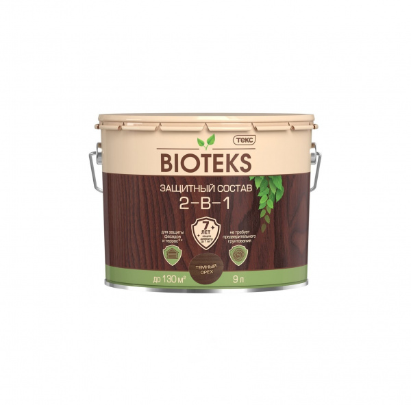 Антисептик Биотекс Классик Универсал Темный орех 9л