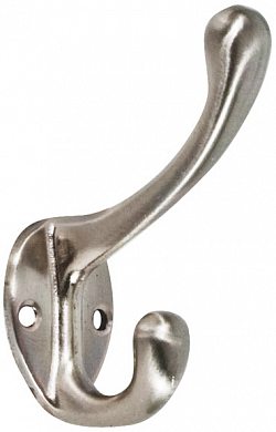 Крючок двойной хром/66897