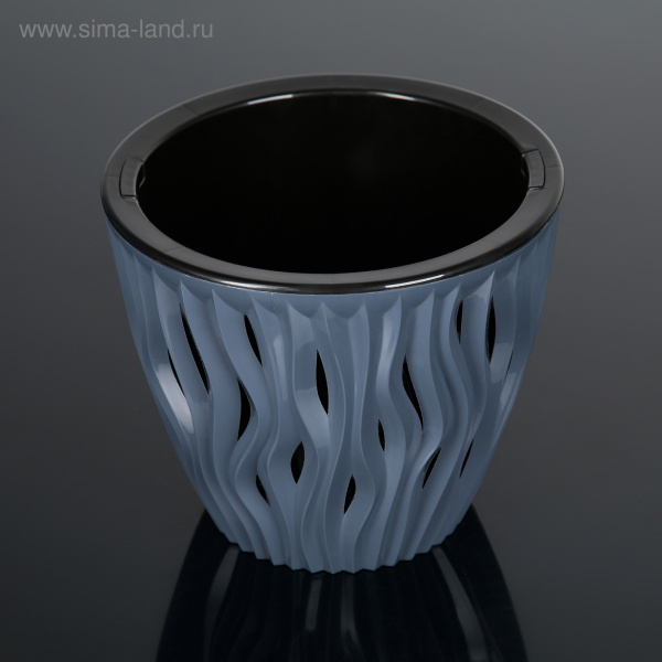 Кашпо 1,6 л "Вдохновение", цвет антрацит/4534369