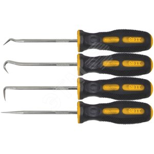 Набор монтажных захватов 4 шт., прорезиненные ручки/67420