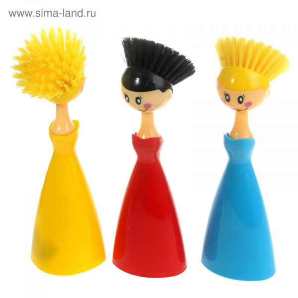 Щётка для посуды «Леди», цвет МИКС 899803