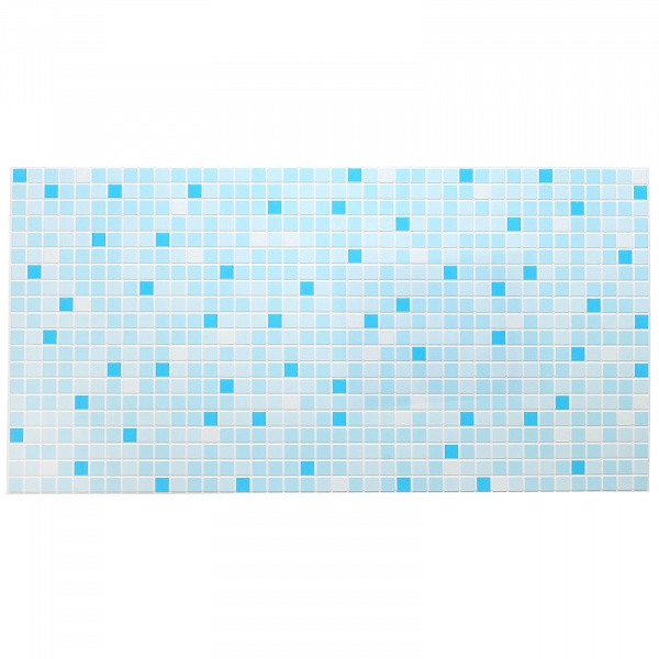 Панель ПВХ Мозаика голубая 955*480 /1318084