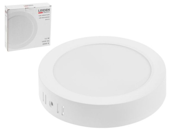 Светильник светодиодный накладной круг 12 Вт 4000К, IP44 SFS-R LEIDEN ELECTRIC (807009)