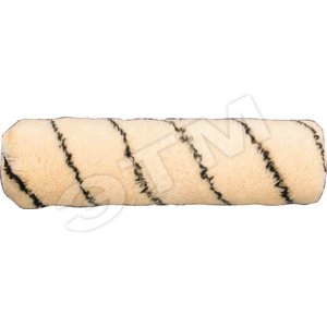 Ролик полиакрил. бежевый с полосками 230мм 01859