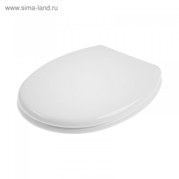 Сиденье АНИ ПЛАСТ для унитаза белое полипропилен WS0100  14499