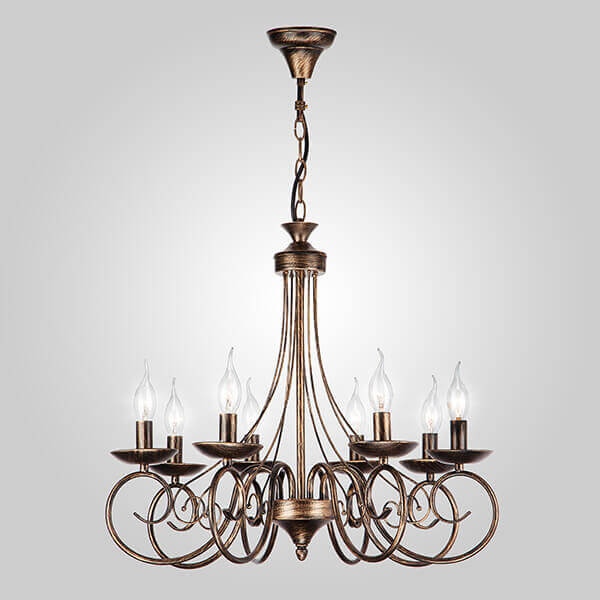 Светильник Классика 22404/8 черный с золотом