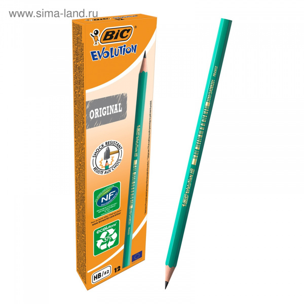 Карандаш чернографитный BIC HB 880311