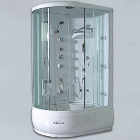 Душевая кабина ANS-807R  (прав) 80х120х215+стекло/матов.текст +4 кор