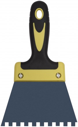 Шпатель фасадный "Мастер", зубчатый, зуб 6х6 125мм/06466