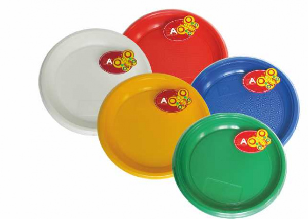 Тарелка d=17 ДК МИКС (10шт. в упак.)