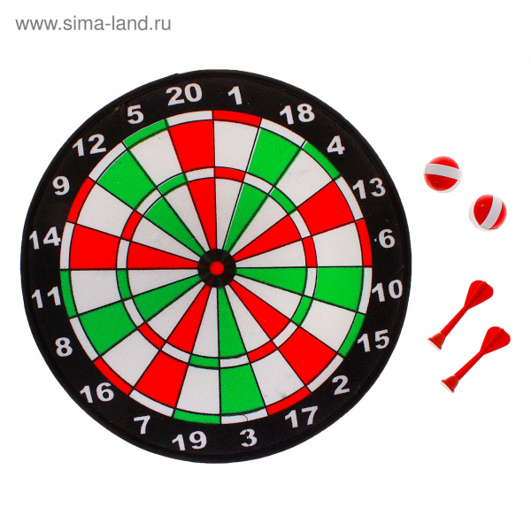 Дартс "Меткий бросок" на липучках 873383