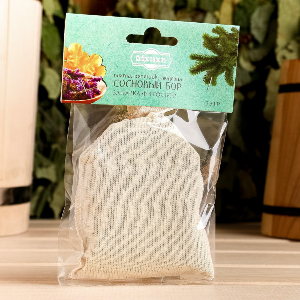 Запарка фитосбор "Сосновый бор" (пихта, репешок, люцерна), 30гр /3036256