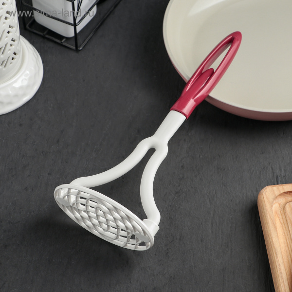 Толкушка «Белый жемчуг», 23,5 см 4519024