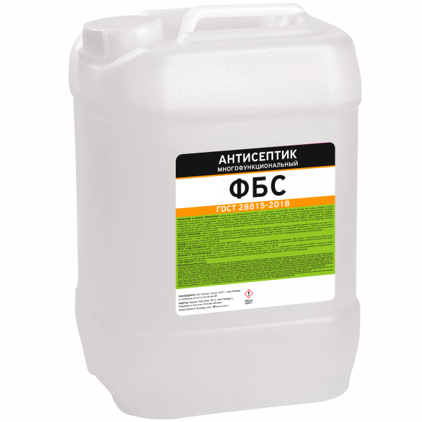 Антисептик многофункциональный, раствор для консервации древесины ФБС 10л