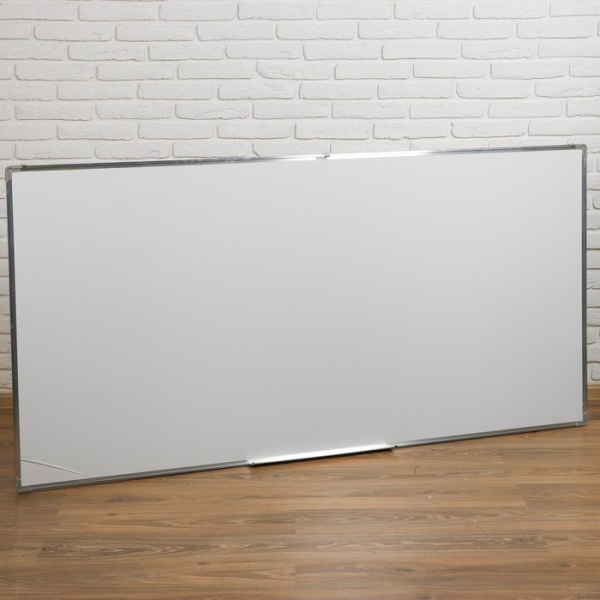 Доска магнитная, 200 × 100 см, односторонняя, с полочкой под маркер, оборот металл,/1516089