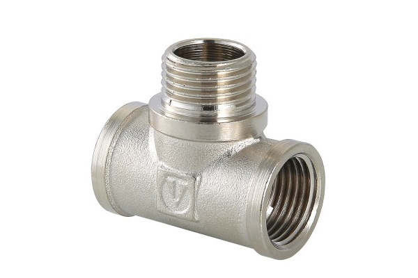 Тройник никель 1/2 (16) нар/вн/нар