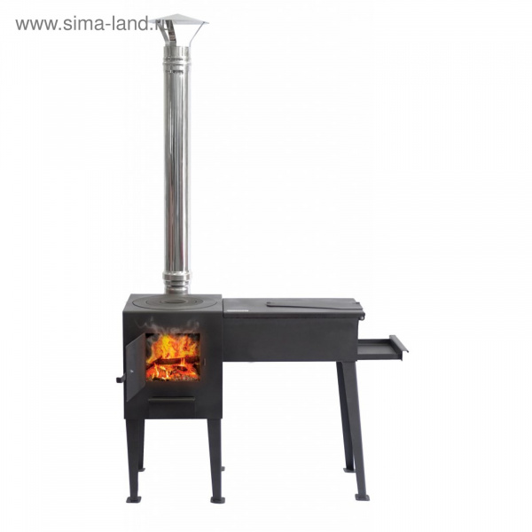 Казан-мангал"Сибирь", с откидной крышкой и зольником 3804839
