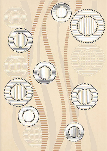 Декор Богема Вуаль беж 25х35