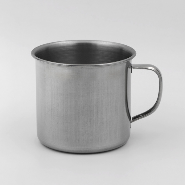 Кружка из нержавеющей стали, 300 мл, h=8 см /9329414