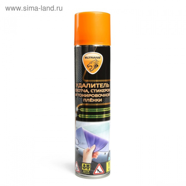 Удалитель следов скотча, стикеров и тонировочной пленки Элтранс, 400 мл, аэрозоль/3786186