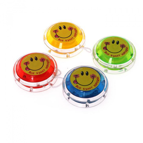 Йо-Йо «Всё будет хорошо», шарики внутри, d=4,7 см, цвета МИКС/1101320