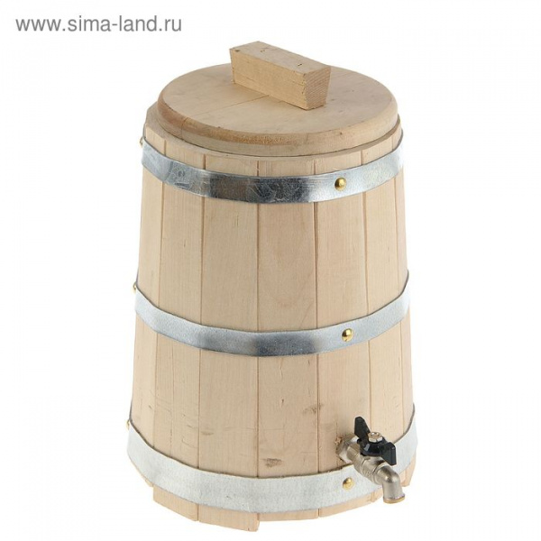 Жбан с краником 5л, береза 1283011