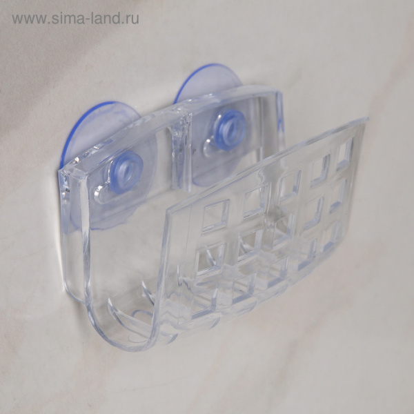 Держатель для мочалки на присосках 9х5х6 см "Bath Collection" цвет МИКС 3120818