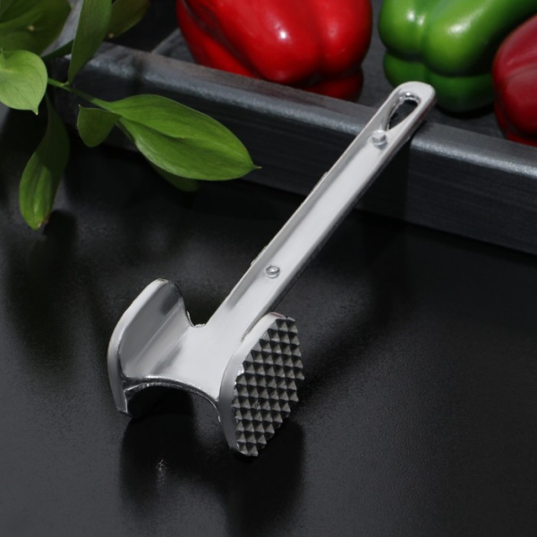 Молоток для мяса «Хозяин», 19,5 см, цвет серый /743609