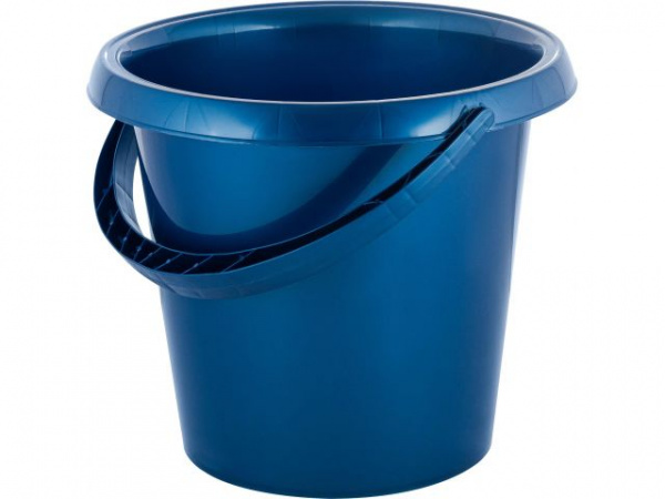 Ведро пластмассовое, 10 л, Rock`n`Roll, индиго, Spin&Clean (SC110310014) 