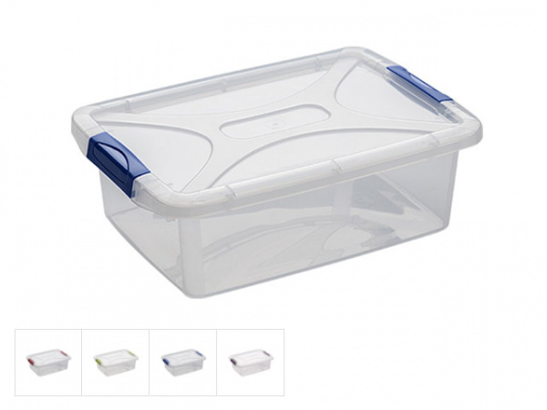 Ящик для хранения 28х40х13,5 см, 10 л, DRINA (цвета в ассортименте, подходит для хранения пищевых пр