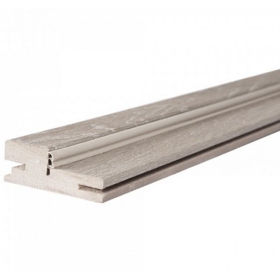 Коробка брус ПВХ бетон светлый 32*70 телескопическая с уплотнителем