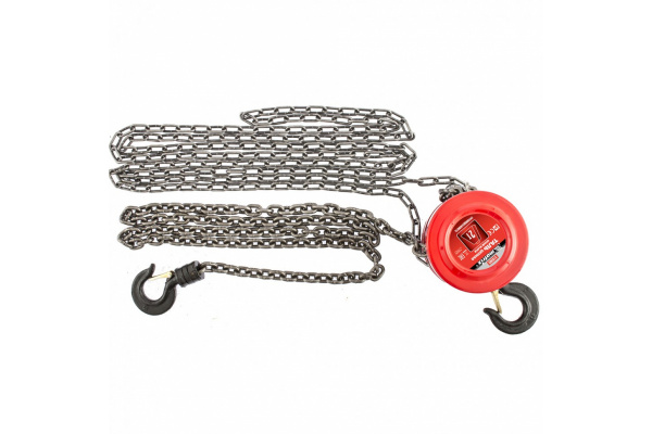 Таль цепная, 2 т, H подъема 2,5 м, расстояние между крюками 380 мм/519365