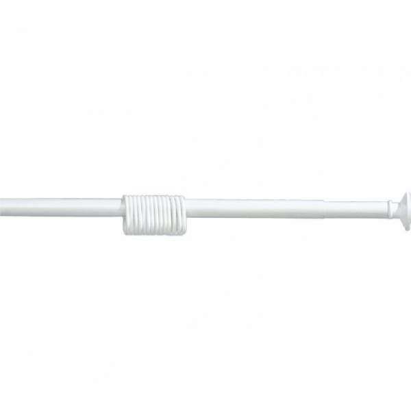 Карниз для в/к телескопический ХРОМ с кольцами 110*205 ЕК 509-09